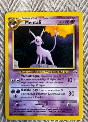 Carte Pokémon Mentali, brand: Pokémon, condition: Very good, €100.00, €105.70 includes Buyer Protection