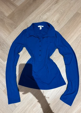 Polo blouse maat xs, merk: H&M, staat: Nieuw zonder prijskaartje, maat: XS / 34 / 6, € 3,00, € 3,85 inclusief Kopersbescherming