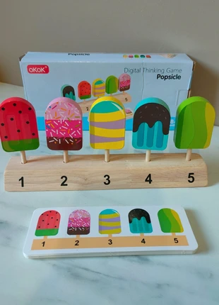 Jeu de tri en bois Montessori, marque: Montessori, état: Neuf sans étiquette, taille: 24-36 mois / 92 cm, 11,00 €, 12,25 € Protection acheteurs incluse