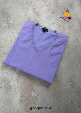 Pull col v Tommy Hilfiger vintage | taille M Femme | violet lila, brand: Tommy Hilfiger, condition: Very good, size: M / 38 / 10, €20.00, €21.70 includes Buyer Protection Pro