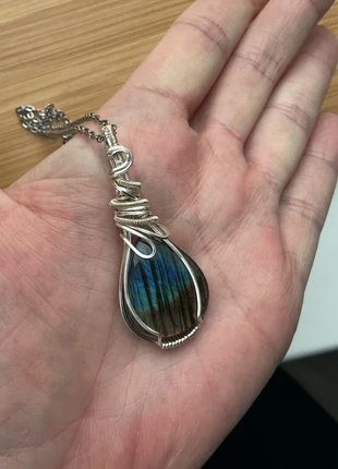 🌸 Labradoriet edelsteen ketting 🌸, staat: Heel goed, € 22,00, € 23,80 inclusief Kopersbescherming Pro