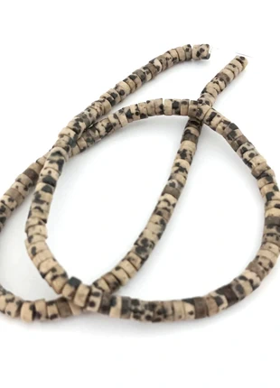 Perles heishi Jaspe dalmatien naturel 4,5x2 mm - PP1-48, condizioni: Nuovo con cartellino, €7.50, €8.58 include la Protezione acquisti Pro