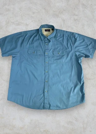 Chemise Wrangler unie | Taille XXL homme | Bleu | Style workwear, marque: Wrangler, état: Très bon état, taille: XXL, 8,00 €, 9,10 € Protection acheteurs incluse