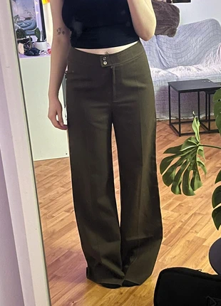 Pantalon de costume évasé marron, marque: Vintage, état: Très bon état, taille: L / 40 / 12, 7,00 €, 8,05 € Protection acheteurs incluse