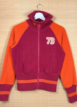 Billabong Vintage jacket bomber Size M pink orange colorful vintage ziper, marque: Billabong, état: Très bon état, taille: M / 38 / 10, 33,00 €, 35,35 € Protection acheteurs incluse
