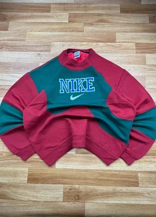 Sweat Nike Vintage Y2K Made In USA Retro Style Boxy (Rouge/Gris- Taille L) T137, marca: Nike, estado: Muy bueno, tamaño: L, 33,90 €, 36,30 € Protección al comprador incluida