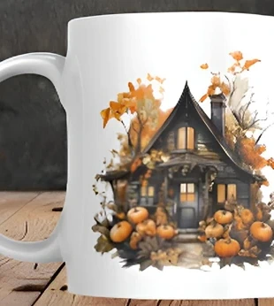 Offrée Vous Cette Maison Hanté Tendance et Original Cadeau Noël, Décoration, marke: Mug, zustand: Sehr gut, 7,90 €, 9,00 € inklusive Vinted-Käuferschutz