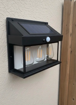 3 bulb solar interaction wall lamp, brand: Amazon, condition: New with tags, £11.00, £12.25 includes Buyer Protection Pro