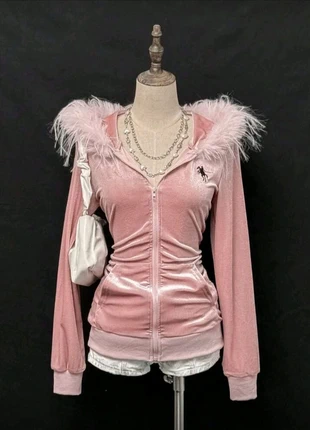 Sudadera rosa Y2k Gothic Vintage Streetwear, marque: y2k, état: Neuf sans étiquette, taille: L / 40 / 12, 35,00 €, 37,45 € Protection acheteurs incluse