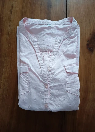 Chemise brodée, brand: Coton, condition: Very good, size: XXXL / 46 / 18, €6.00, €7.00 includes Buyer Protection