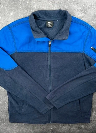 Polaire Starter bicolore bleu marine et bleu royal - XS homme - polyester PL 20, merk: Starter, staat: Goed, maat: XS, € 7,00, € 8,05 inclusief Kopersbescherming Pro