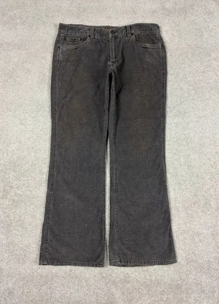 Pantalon velours côtelé Bootcut unisexe gris W36 L32 retro old money Y2k | GDDVEL12, merk: American Eagle, staat: Heel goed, maat: W36 | FR 46, € 9,00, € 10,15 inclusief Kopersbescherming