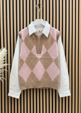 2 en 1 gilet avec chemise très chic, marque: lovena paris, état: Neuf avec étiquette, taille: Taille unique, 34,00 €, 36,40 € Protection acheteurs (Pro) incluse