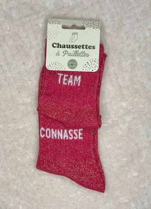 Chaussettes a paillettes team connasse roses taille 36-42 femme humour cadeau, marke: chaussettes à paillettes, zustand: Neu, mit Etikett, größe: Einheitsgröße, 5,00 €, 5,95 € beinhaltet Vinted-Käuferschutz Pro