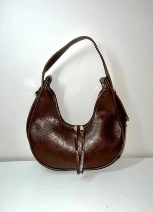 Sac à main demi lune - vintage - marron, brand: Boutique Parisienne, condition: New without tags, €39.00, €41.65 includes Buyer Protection Pro