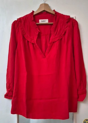 Blouse rouge chic ba&sh, marque: Ba&sh, état: Très bon état, taille: M / 38 / 10, 22,99 €, 24,84 € Protection acheteurs incluse