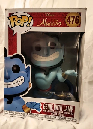 Funko Pop Disney – Genie with Lamp #476 aus Aladdin, brand: Funko Pop, condizioni: Buone, taglia: XXL, €9.50, €10.68 include la Protezione acquisti