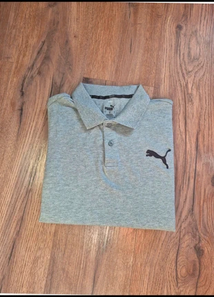 Polo Puma gris logo noir – Taille L, marque: Puma, état: Très bon état, taille: L, 8,00 €, 9,10 € Protection acheteurs (Pro) incluse