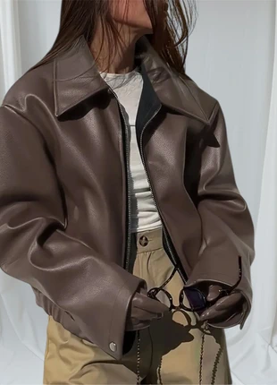 Veste Style Cuir Vintage y2k Femme Café Fermeture Eclair, Taille S, marque: Vintage Dressing, état: Très bon état, taille: S / 36 / 8, 45,00 €, 47,95 € Protection acheteurs incluse