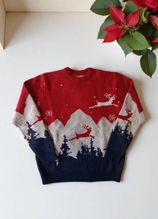 Donna uomo maglione natalizio M L woman's mans Christmas jumper sweater pullover, estado: Novo sem etiquetas, tamanho: M / 38 / 10, €20.00, €21.70 inclui Proteção do Comprador