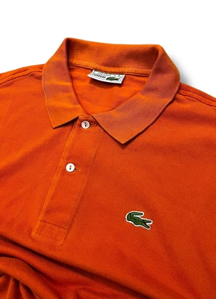 Vintage Lacoste Long Sleeve Polo Shirt/Size L / 4 | Orange Terracotta Classic Cotton | Logo Retro, marque: Lacoste, état: Très bon état, taille: L, 14,99 €, 16,44 € Protection acheteurs incluse