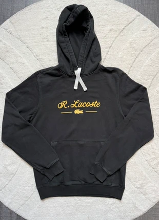 Sweat à capuche Lacoste | Taille S homme | Noir logo jaune, brand: Lacoste, condition: Good, size: S, €35.00, €37.45 includes Buyer Protection