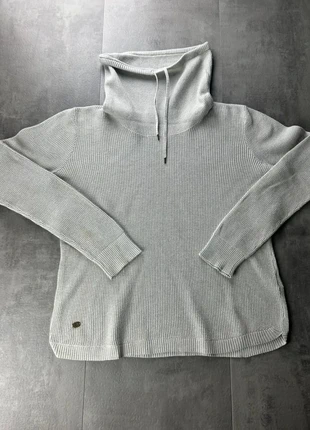 Lauren Ralph Lauren femme – pull col montant gris M - coton, marque: Ralph Lauren, état: Bon état, taille: M / 38 / 10, 10,00 €, 11,20 € Protection acheteurs incluse