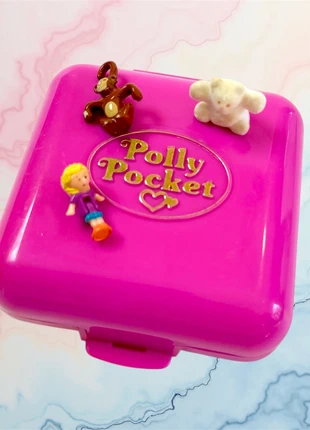 Polly Pocket “Wild Zoo World” 1992 Compact rose carré, marque: Bluebird, état: Très bon état, taille: 8 ans / 128 cm, 25,00 €, 26,95 € Protection acheteurs (Pro) incluse