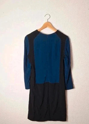 Robe zippée Sandro taille S couleur bleu marine et noir, brand: Sandro, condition: Good, size: S / 36 / 8, €30.00, €32.20 includes Buyer Protection