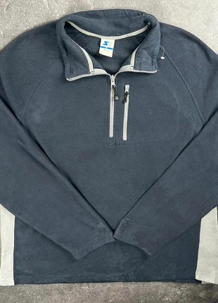 Polaire Starter vintage bleu marine zippée - XL homme - polyester 2PL 70, merk: Starter, staat: Goed, maat: XL, € 13,00, € 14,35 inclusief Kopersbescherming Pro