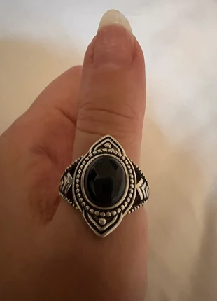 Bague argent 925 neuf perle noire vintage, marque: Argent, état: Neuf sans étiquette, taille: 18,1 mm, 14,00 €, 15,40 € Protection acheteurs incluse