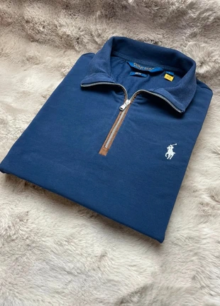 Half zip 1/4 zip col camionneur Ralph Lauren | Taille S | Bleu marine logo blanc, marque: Ralph Lauren, état: Très bon état, taille: S, 65,00 €, 68,95 € Protection acheteurs incluse