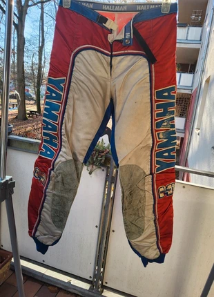 Vintage Hallman Yamaha Motocross Hose – selten – Retro MX Pants, merk: hallmann, staat: Veelgebruikt, maat: M, € 69,00, € 73,15 inclusief Kopersbescherming