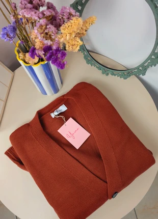 Cardigan Yarna nuovo con cartellino in misto lana merino, marca: Lana, estado: Novo com etiquetas, tamanho: L / 40 / 12, €34.00, €36.40 inclui Proteção do Comprador