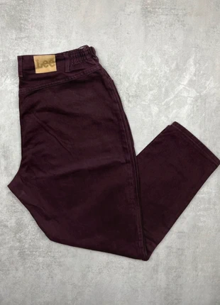Jeans Lee - bordeaux - W34 homme - très bon état - mesures disponibles, merk: Lee, staat: Heel goed, maat: W34 | FR 44, € 5,00, € 5,95 inclusief Kopersbescherming