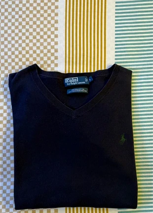 Pull cardigan Col V Ralph Lauren noir - L, marca: Ralph Lauren, estado: Muito bom, tamanho: L / 40 / 12, €34.99, €37.44 inclui Proteção do Comprador