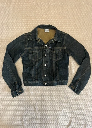Chaqueta vintage vaquera denim desgastado crop, marque: Vintage Dressing, état: Neuf sans étiquette, taille: XS / 34 / 6, 20,00 €, 21,70 € Protection acheteurs incluse