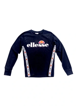 Sweat Ellesse crewneck femme noir logo imprimé et bandes - taille M / taille 38 - 100% coton, brand: Ellesse, condition: Very good, size: M / 38 / 10, €4.95, €5.90 includes Buyer Protection