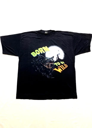 Very rare vintage 90’s 1991 born to be wild wolf moon single stitch band t-shirt💫(SA88), merk: Vintage Dressing, staat: Nieuw zonder prijskaartje, maat: XL, € 12,49, € 13,81 inclusief Kopersbescherming Pro