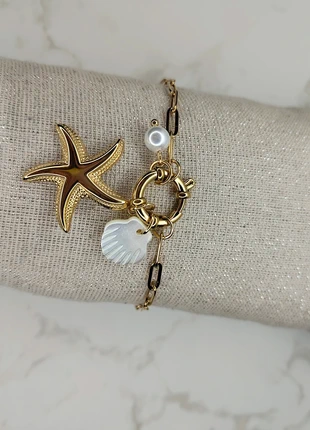 Bracelet breloque en acier inoxydable, condition: New with tags, €12.99, €14.34 includes Buyer Protection