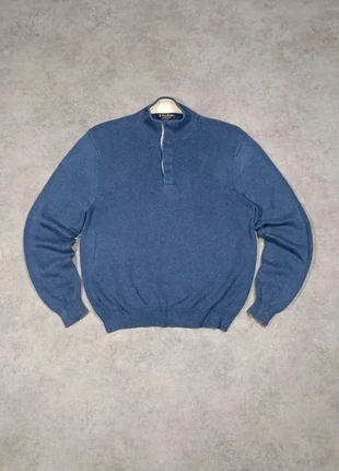 Pull col montant bleu Brooks Brothers 100% coton Supima M Homme, merk: Brooks Brothers, staat: Heel goed, maat: M, € 38,99, € 41,64 inclusief Kopersbescherming