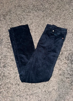 Pantalon En Velours Côtelé / Corduroy M&S Marine coton cotelé coupe slim taille 38, brand: Vintage Dressing, condizioni: Ottime, taglia: M / IT 42 / EU 38, €8.00, €9.10 include la Protezione acquisti