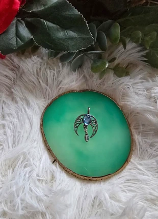 Pendentif pierre naturelle pierre de lune, marque: Pierre, état: Très bon état, 3,00 €, 3,85 € Protection acheteurs incluse