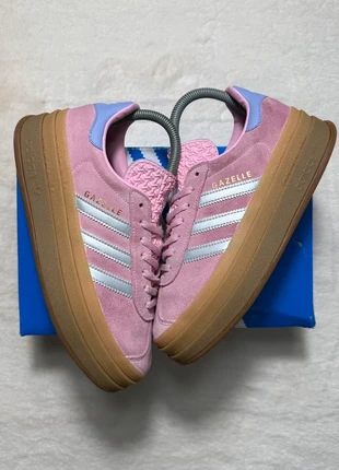 Adidas Gazelle Bold Rose Violet Gris / Pink Purple Grey Taille 38 2/3 FR | 6 US | 5 1/2 UK, marca: adidas, estado: Muy bueno, tamaño: 38.5, 49,90 €, 53,10 € Protección al comprador Pro incluida