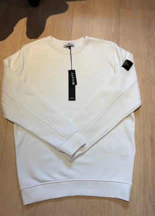 White stone island sweater, marque: Stone Island, état: Neuf avec étiquette, taille: M, 115,00 €, 121,45 € Protection acheteurs incluse