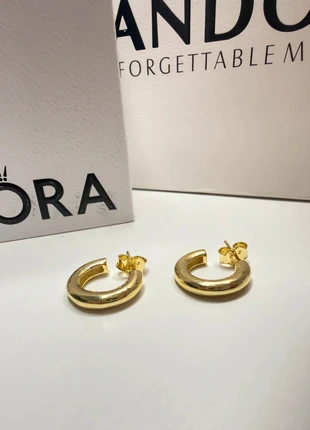 Argolas douradas, marca: Pandora, estado: Muito bom, €15.00, €16.45 inclui Proteção do Comprador