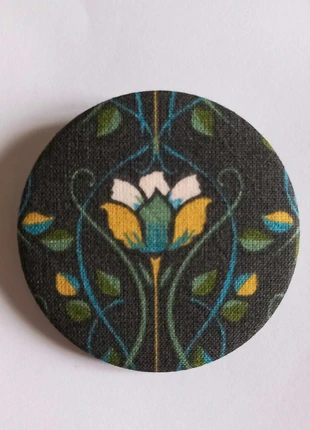 Broche tissu fleur, merk: Creatrice, staat: Nieuw met prijskaartje, € 4,50, € 5,43 inclusief Kopersbescherming