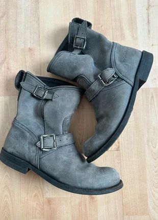 Primeboots grey biker boots, marque: Primeboots, état: Bon état, taille: 41, 50,00 €, 53,20 € Protection acheteurs incluse