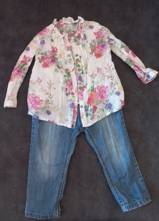 Conjunto vaquero y camisa de 18 a 24 meses, état: Très bon état, taille: 18-24 mois / 86 cm, 5,00 €, 5,95 € Protection acheteurs incluse