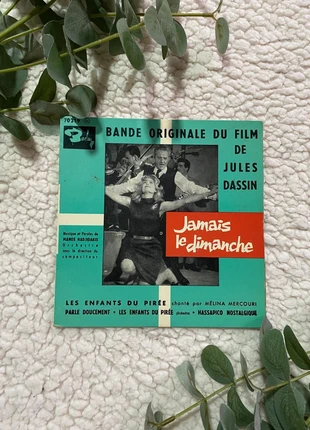 🍂Vinyle vintage 45 tours Bande originale du film Jamais le dimanche 🍂, état: Très bon état, 5,00 €, 5,95 € Protection acheteurs incluse
